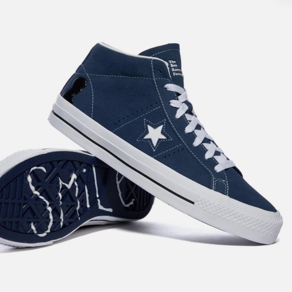 Navy Converse One Star - Picture 1 of 4